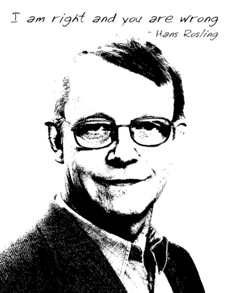 I am right and you are wrong  Hans Rosling